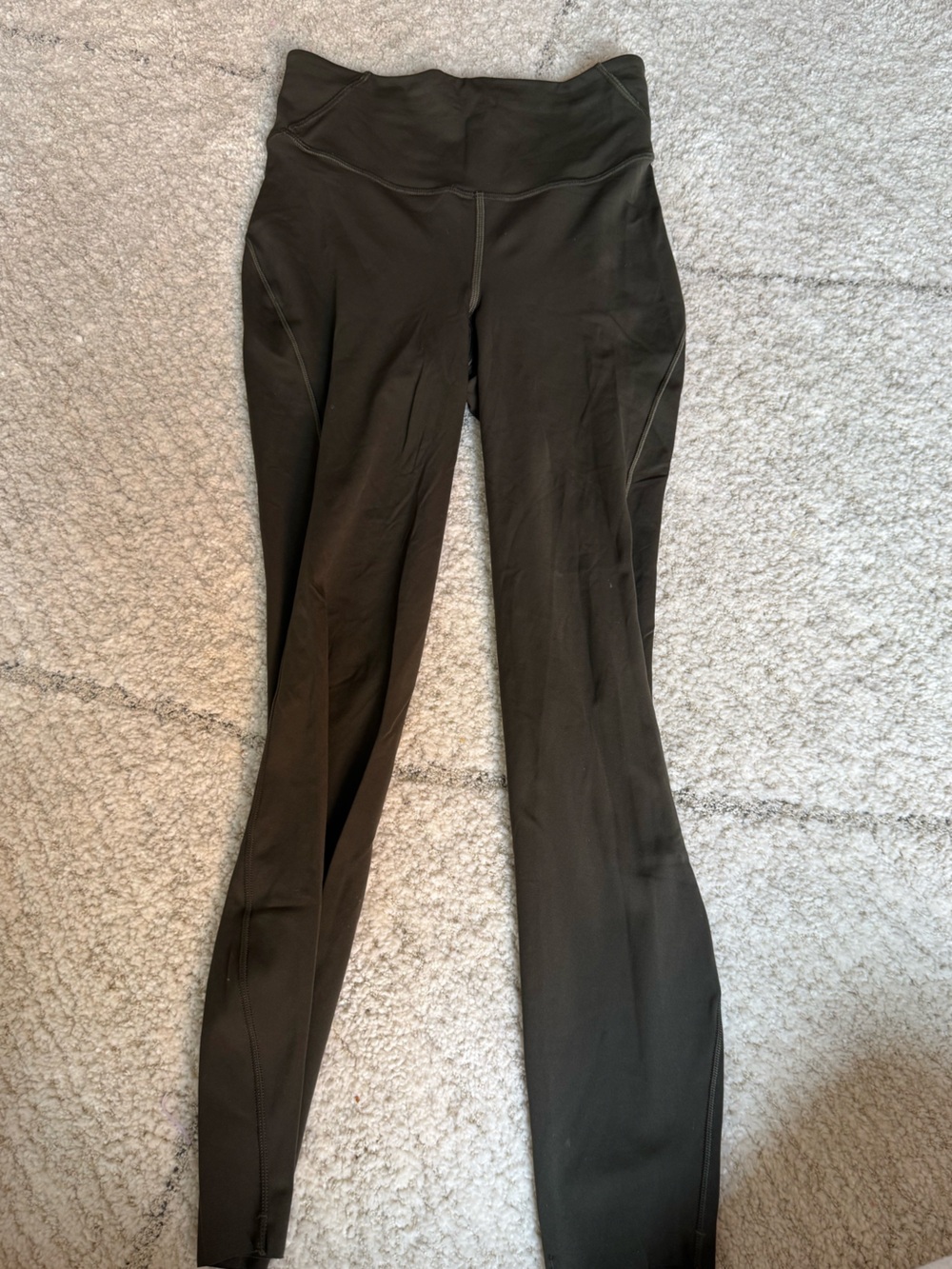 Lululemon Wunder High-Waist Olive Leggings Size 4